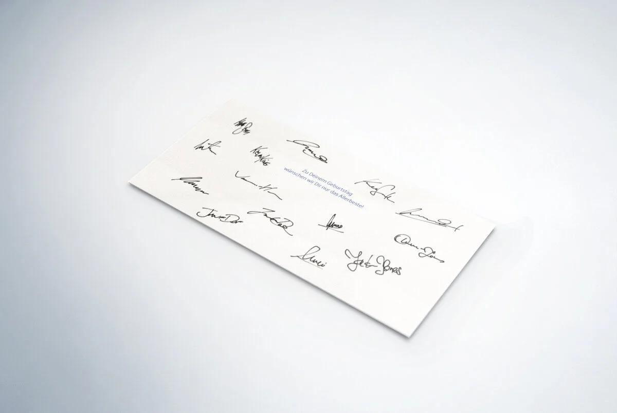 Card backside mockup